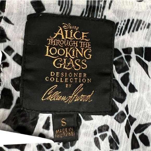 Disney Alice Through The Looking Glass Black and White High Low Sundress - Picture 13 of 13